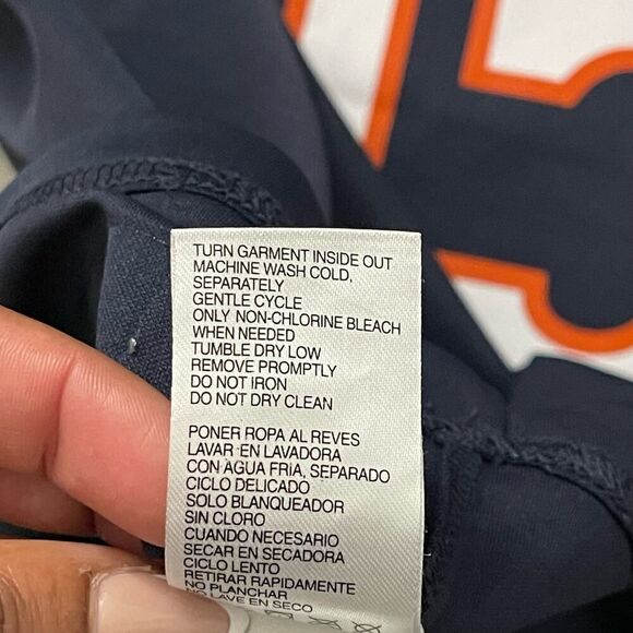 NFL Youth Chicago Bears Brandon Marshall Navy Blue Team Color Jersey Tee Large - Picture 11 of 12